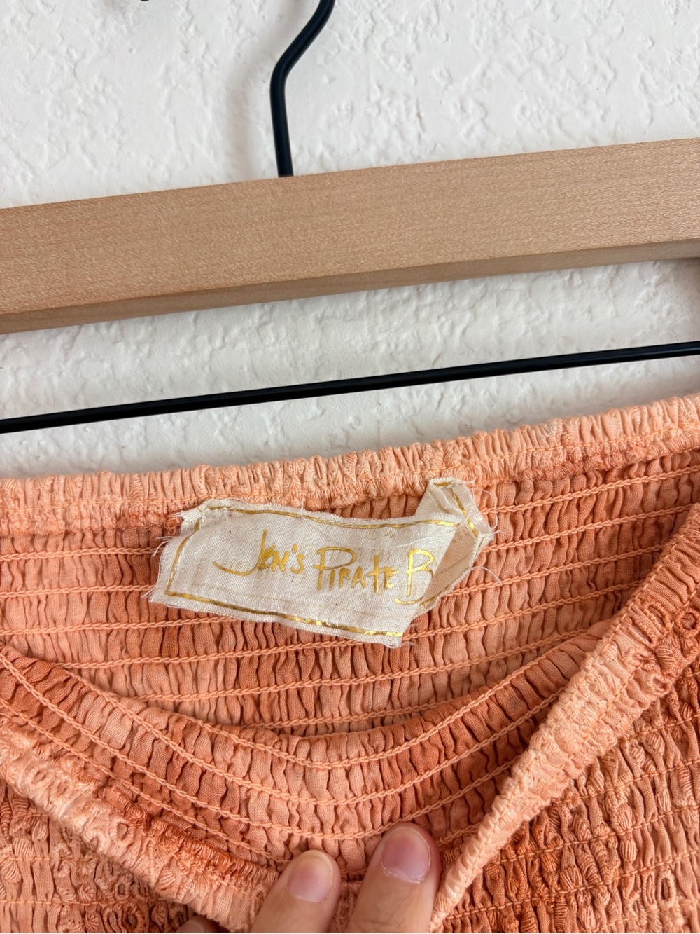 Jen’s Pirate Booty Rooftop Eyelet Skirt Dress in Apricot - Picture 2 of 10